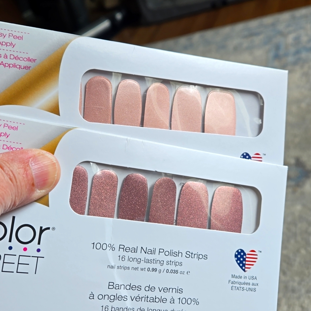 Color Street Nail Polish Strips, 2 pack set